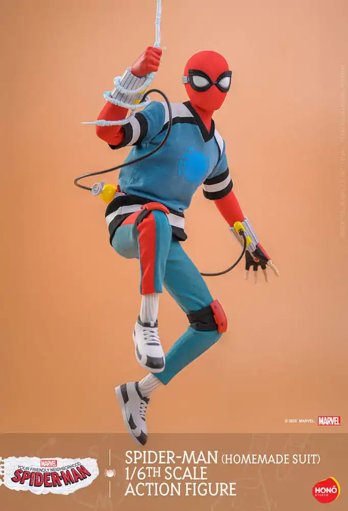 Tvář tvůj přátelský soused Spider-Man akční figurka 1/6 Spider-Man (Homemade Suit) 29 cm fotografii produktu