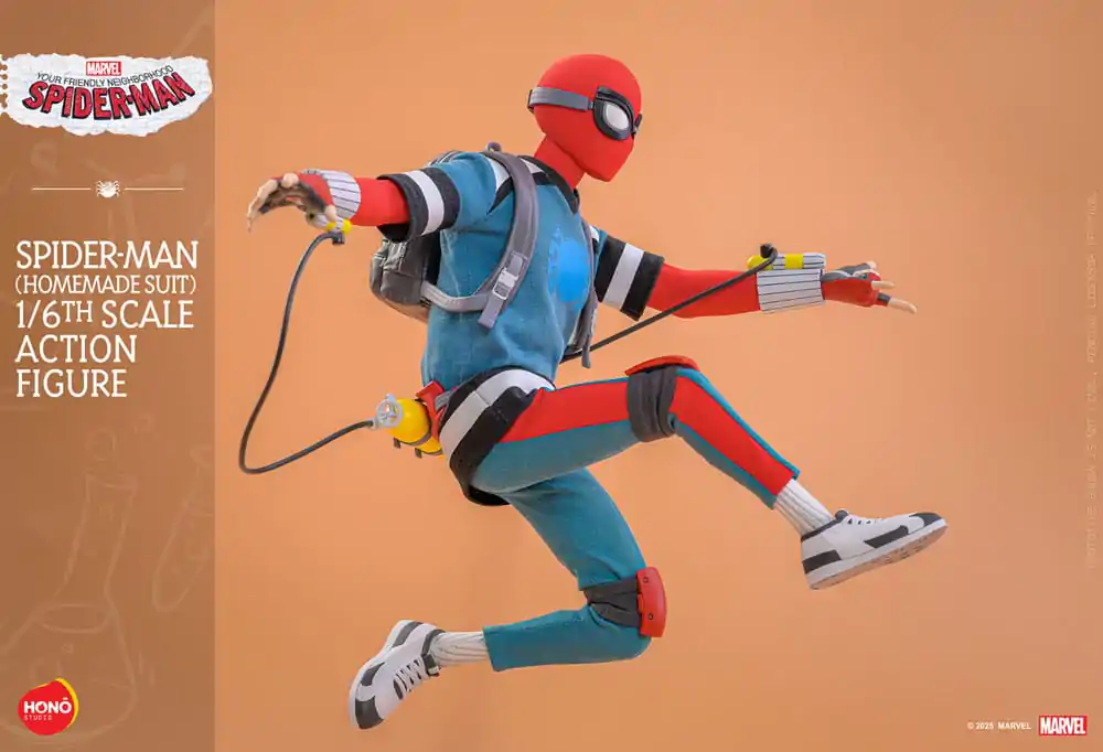 Tvář tvůj přátelský soused Spider-Man akční figurka 1/6 Spider-Man (Homemade Suit) 29 cm fotografii produktu