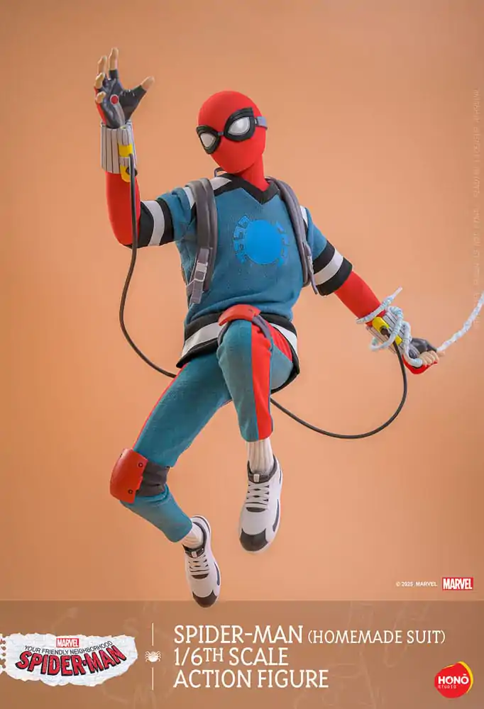 Tvář tvůj přátelský soused Spider-Man akční figurka 1/6 Spider-Man (Homemade Suit) 29 cm fotografii produktu