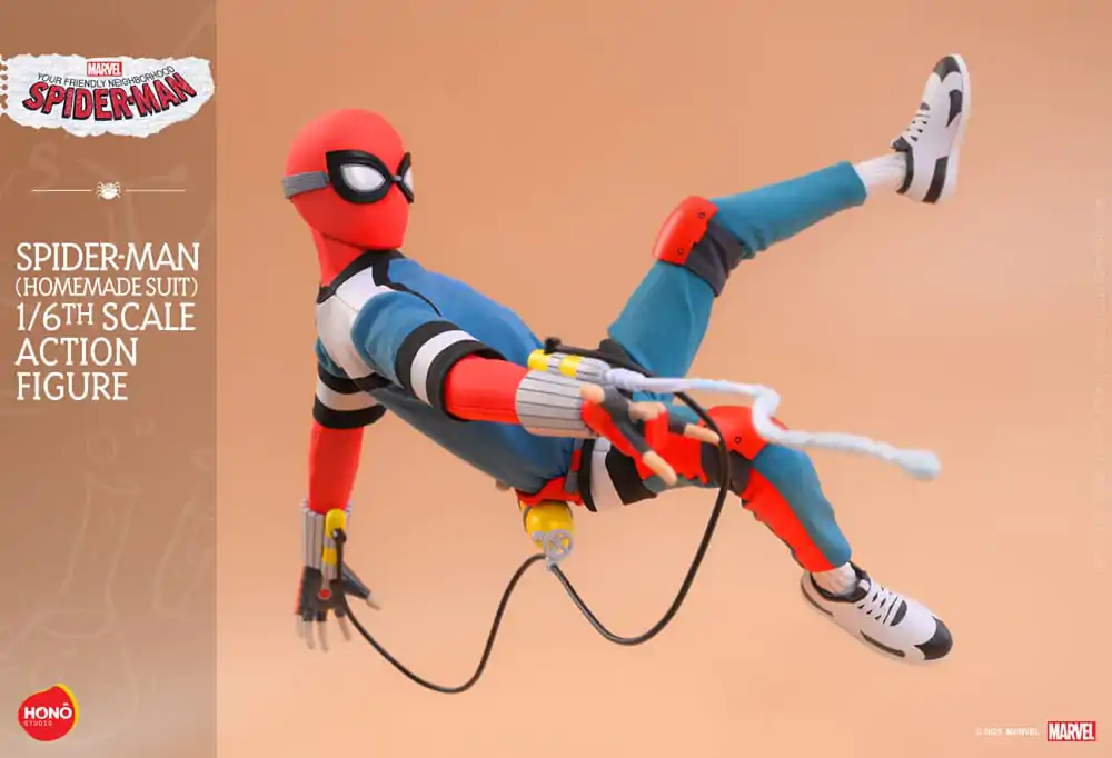 Tvář tvůj přátelský soused Spider-Man akční figurka 1/6 Spider-Man (Homemade Suit) 29 cm fotografii produktu