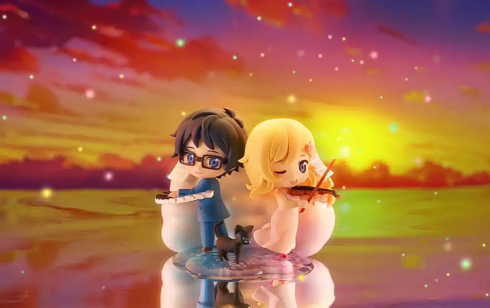 Your Lie in April Qset Mini Figurka 2-Pack Kaori Miyazono & Kosei Arima 9 cm fotografii produktu