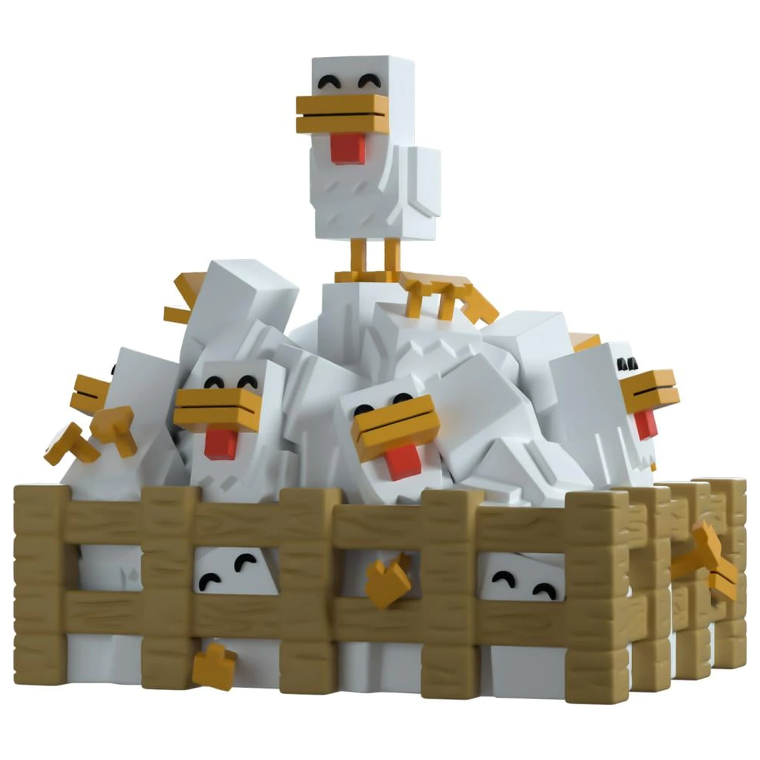 Minecraft Chickens figurka 9 cm fotografii produktu