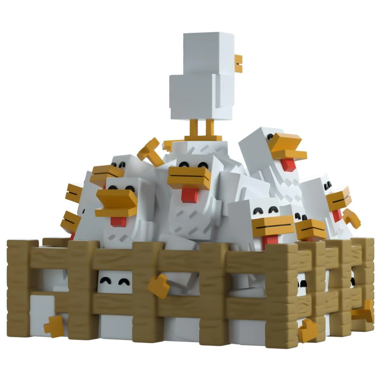 Minecraft Chickens figurka 9 cm fotografii produktu