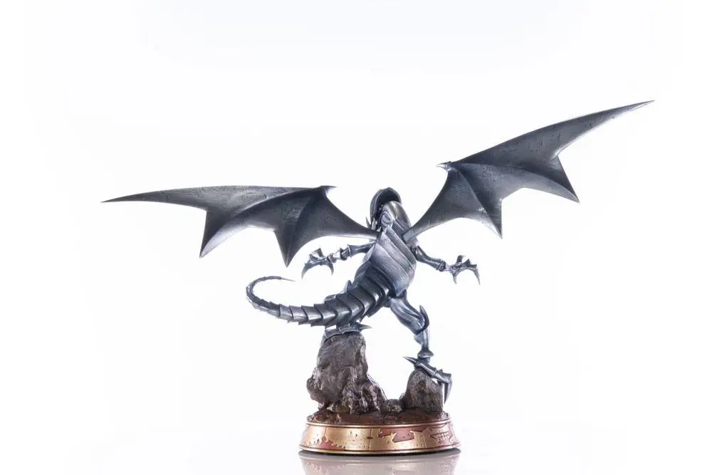 Yu-Gi-Oh! PVC Soška Blue-Eyes White Dragon Silver Edition 35 cm fotografii produktu