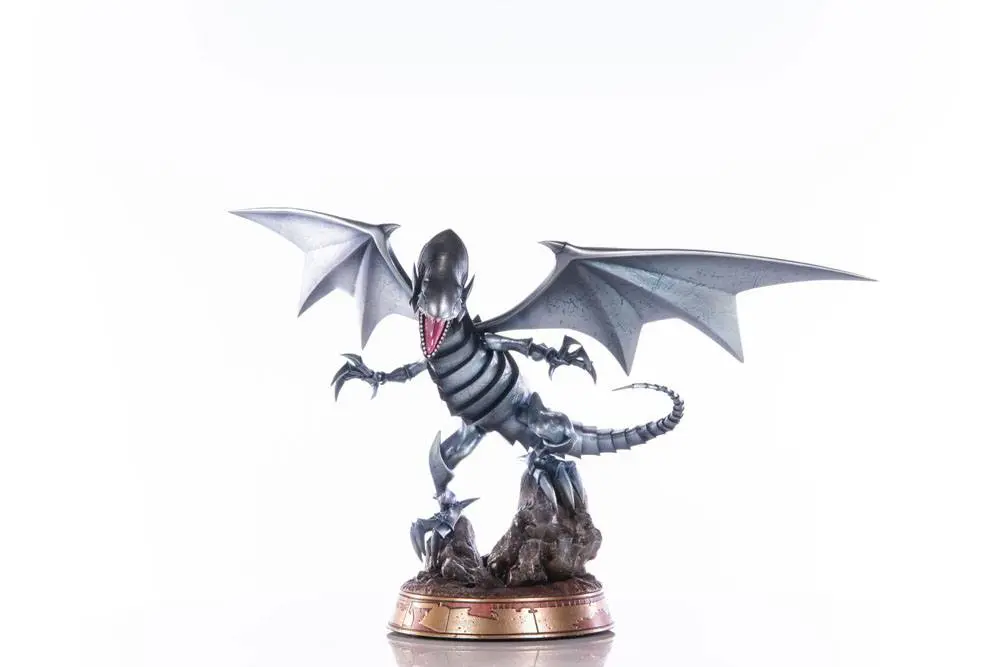 Yu-Gi-Oh! PVC Soška Blue-Eyes White Dragon Silver Edition 35 cm fotografii produktu