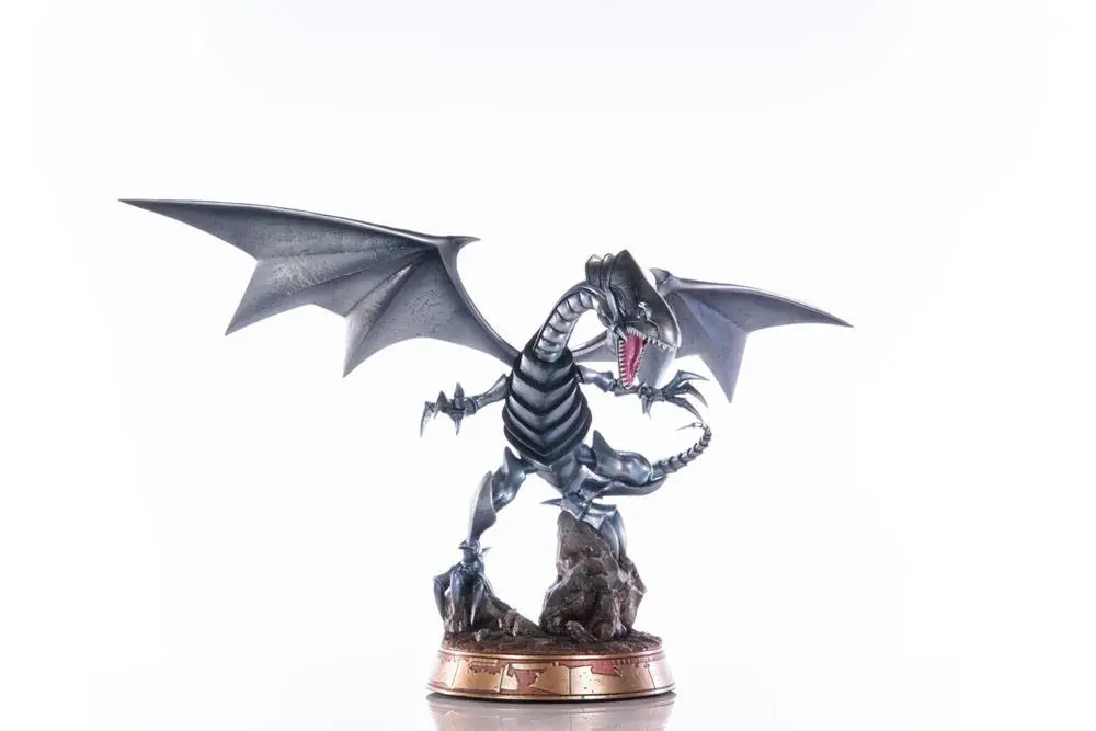Yu-Gi-Oh! PVC Soška Blue-Eyes White Dragon Silver Edition 35 cm fotografii produktu