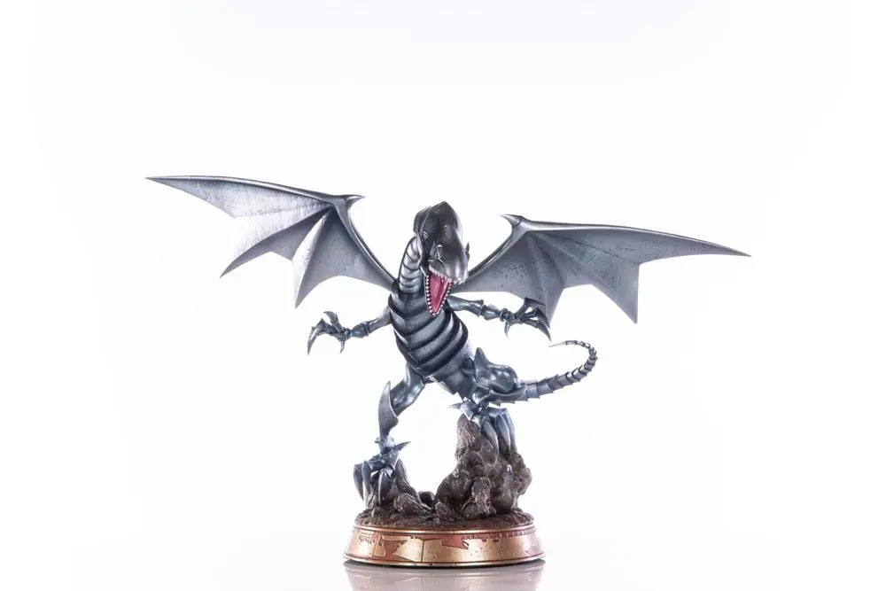Yu-Gi-Oh! PVC Soška Blue-Eyes White Dragon Silver Edition 35 cm fotografii produktu
