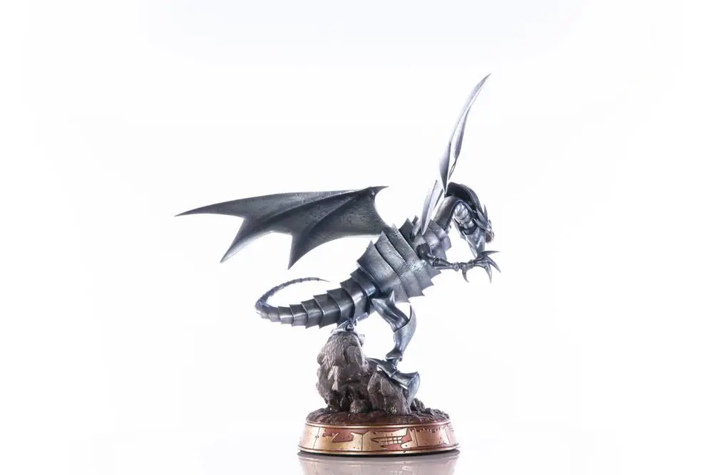Yu-Gi-Oh! PVC Soška Blue-Eyes White Dragon Silver Edition 35 cm fotografii produktu