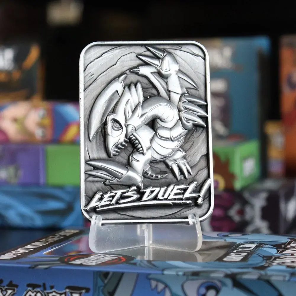 Yu-Gi-Oh! replika karta Blue Eyes Toon Dragon limitovaná edice fotografii produktu