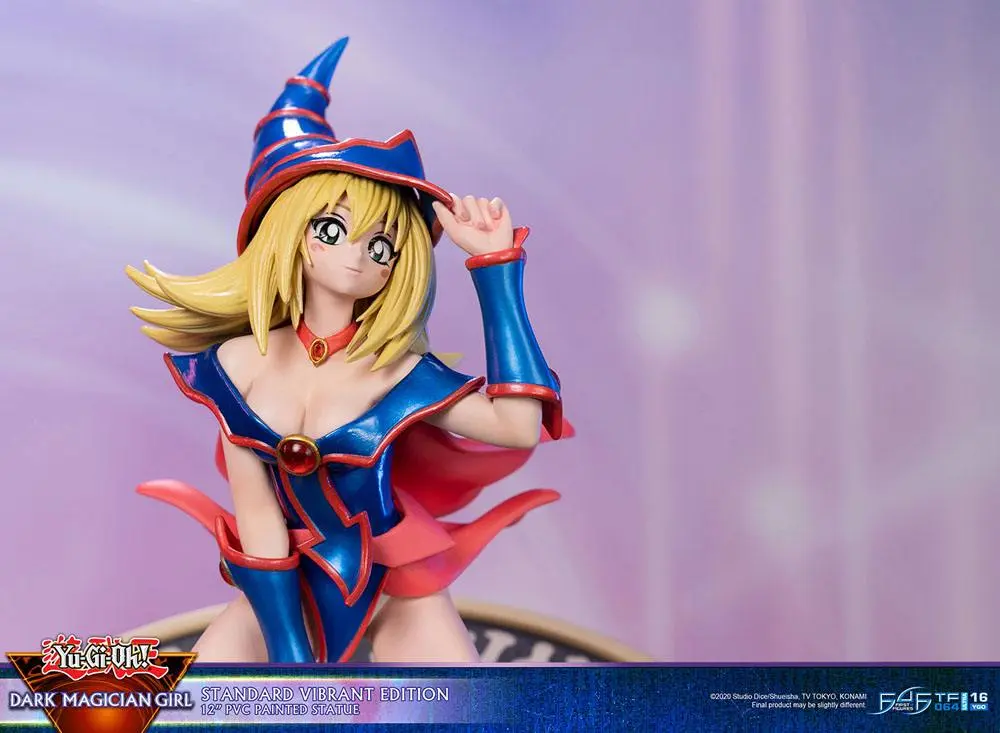 Yu-Gi-Oh! PVC Socha Temná mágova dívka Standardní zářivá edice 30 cm fotografii produktu