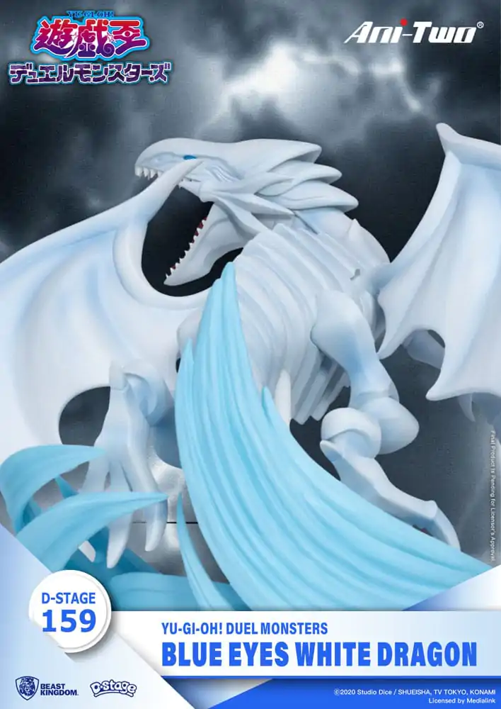 Yu-Gi-Oh! Duel Monsters D-Stage PVC Diorama Blue Eyes White Dragon 15 cm fotografii produktu