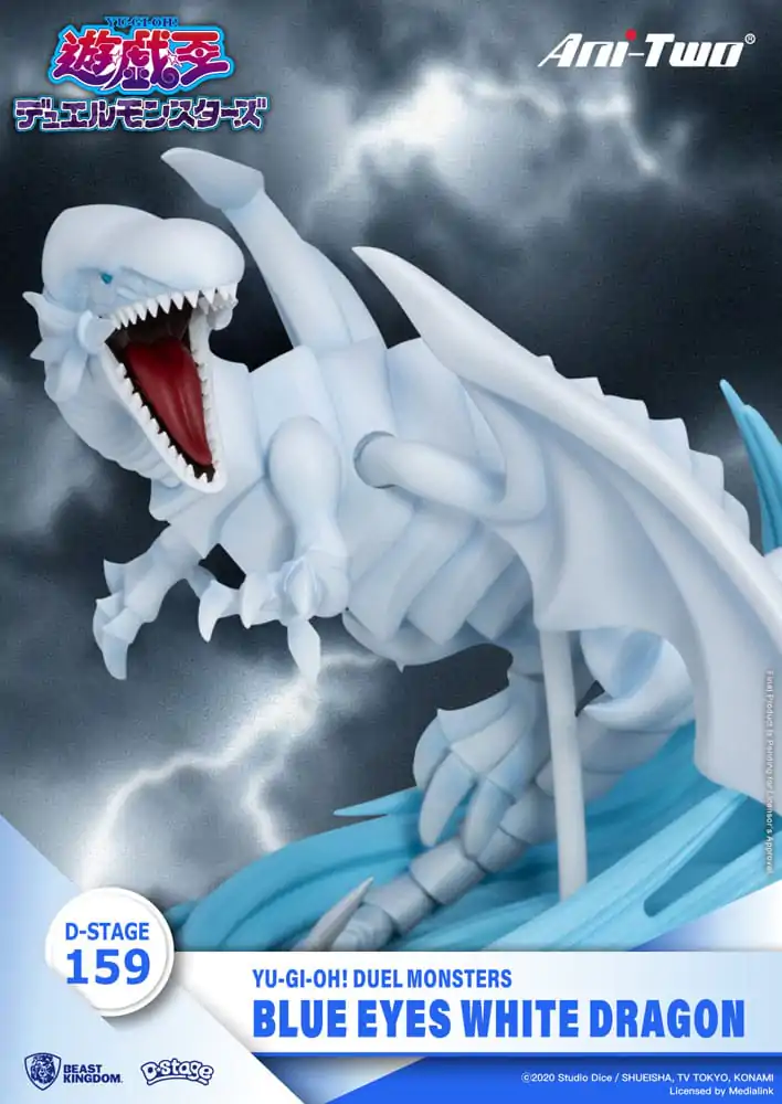 Yu-Gi-Oh! Duel Monsters D-Stage PVC Diorama Blue Eyes White Dragon 15 cm fotografii produktu