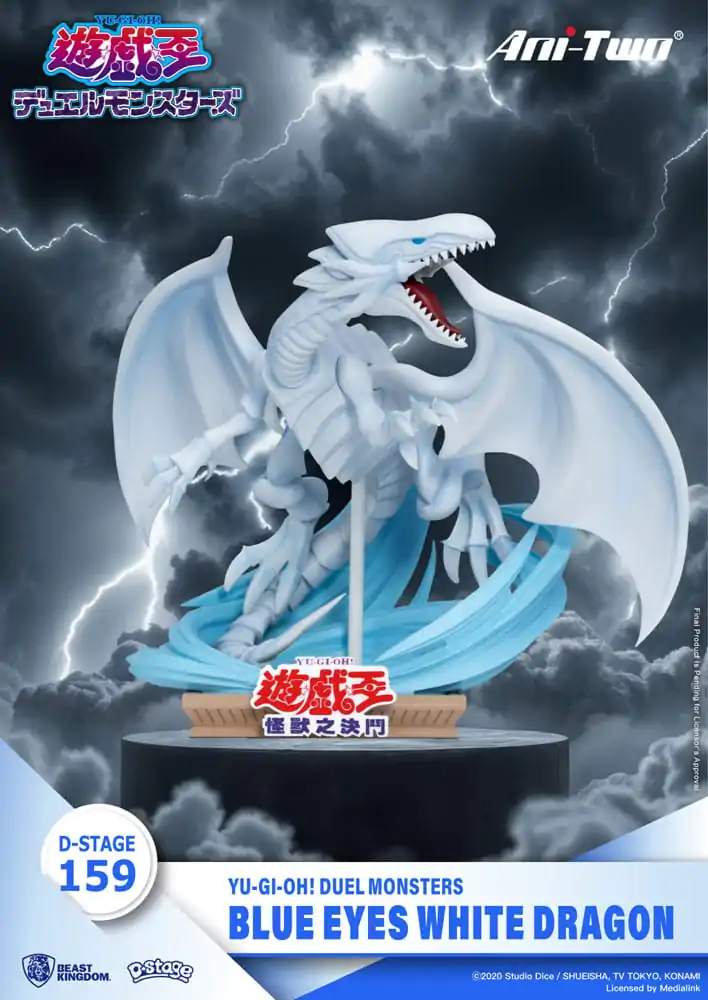 Yu-Gi-Oh! Duel Monsters D-Stage PVC Diorama Blue Eyes White Dragon 15 cm fotografii produktu