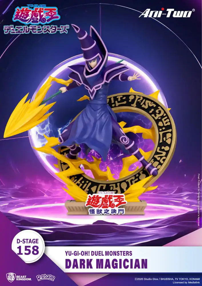 Yu-Gi-Oh! Duel Monsters D-Stage PVC Diorama Temný mág 15 cm fotografii produktu