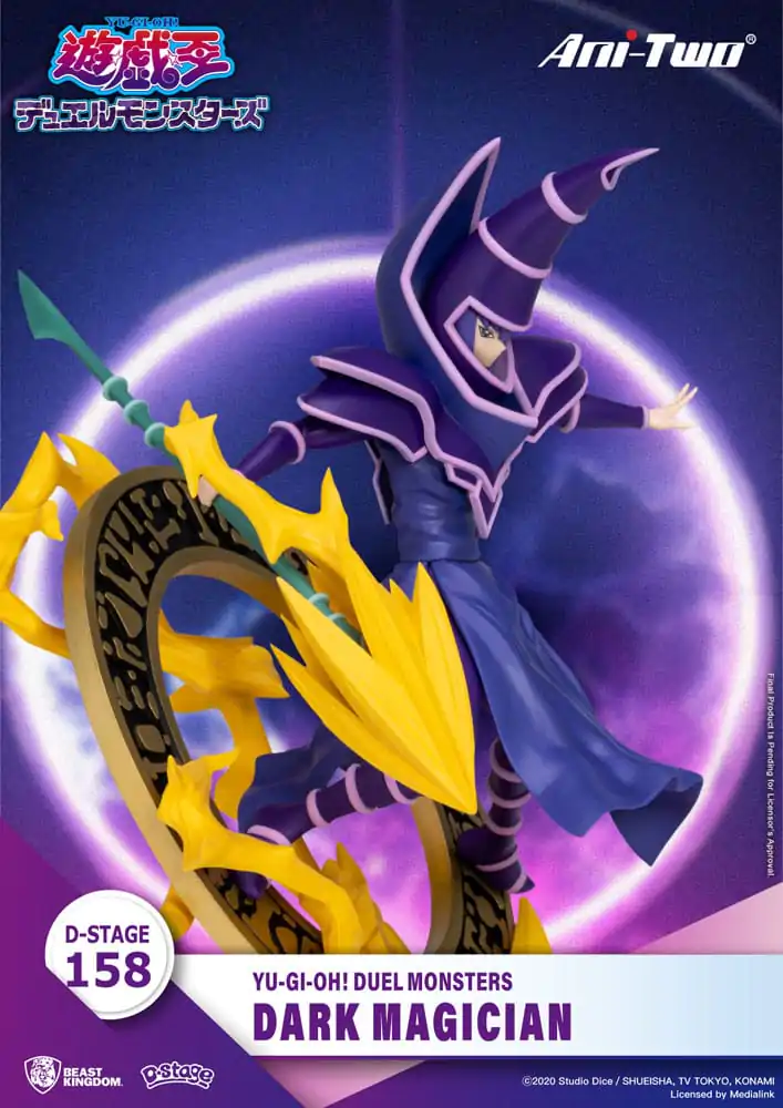 Yu-Gi-Oh! Duel Monsters D-Stage PVC Diorama Temný mág 15 cm fotografii produktu