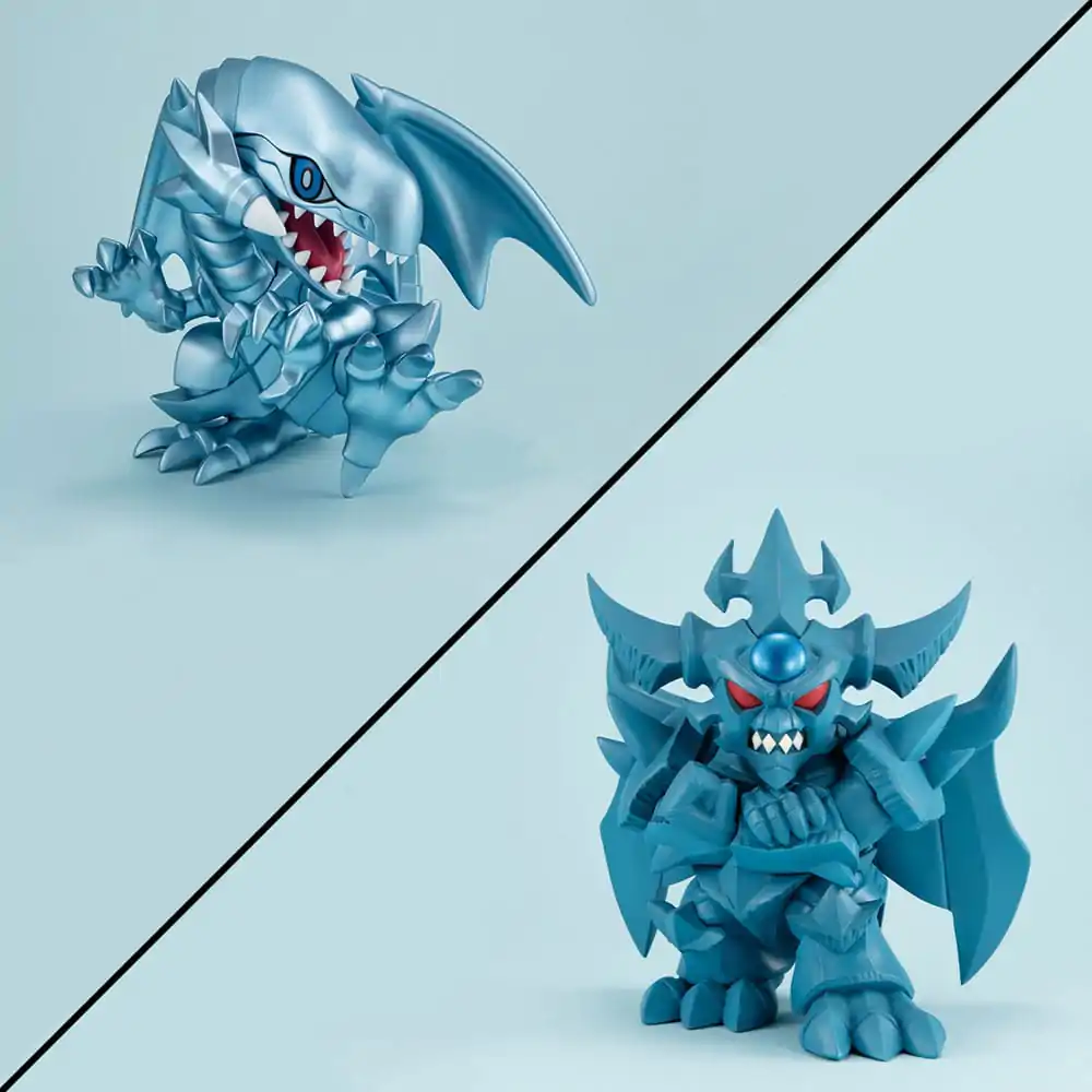Yu-Gi-Oh! Duel Monsters Megatoon PVC socha Modrooký Bílý Drak & Obelisk Trýznitel (s dárkem) fotografii produktu