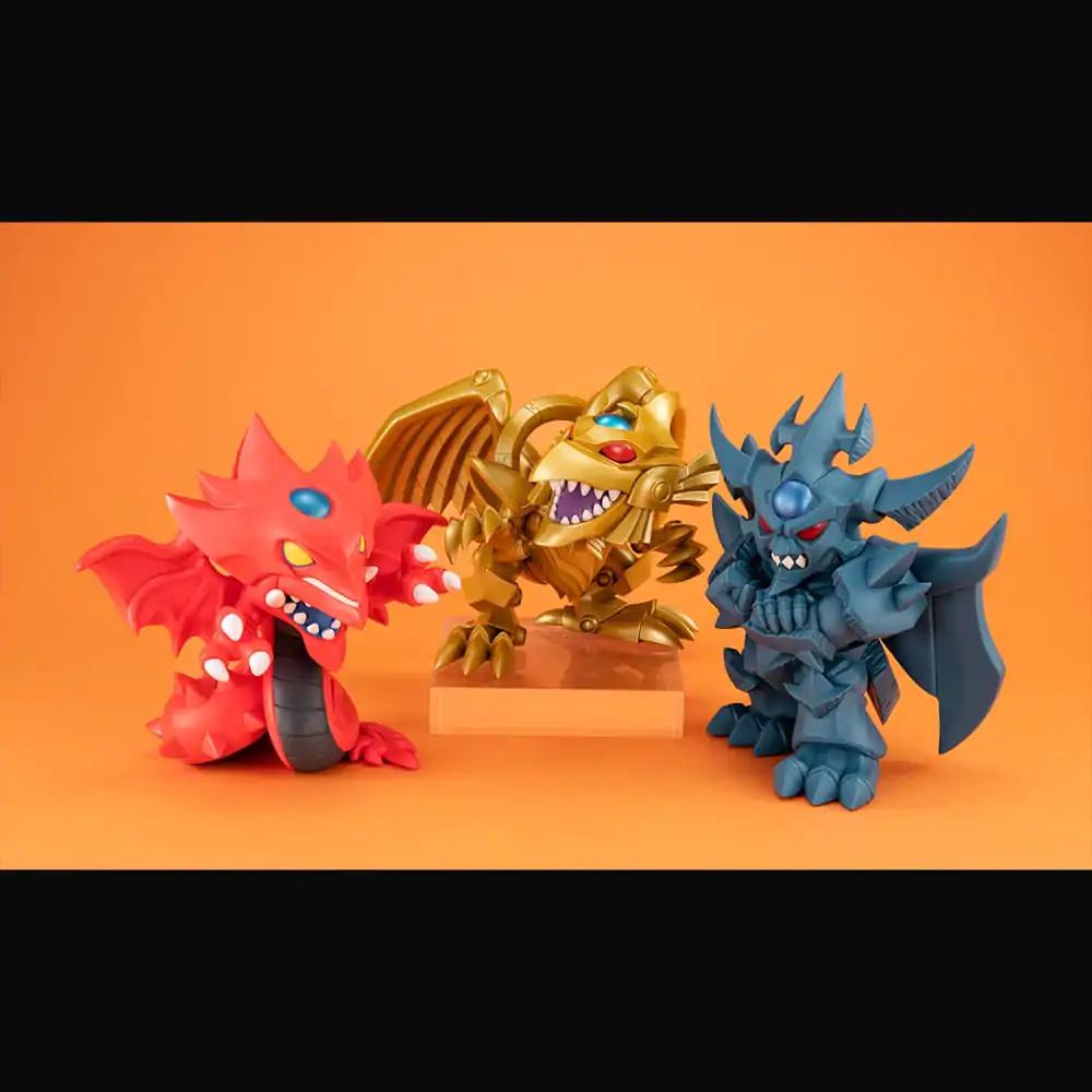 Yu-Gi-Oh! Duel Monsters Megatoon PVC Socha Red Eyes Black Dragon & The Winged Dragon of Ra 13 cm (s dárkem) fotografii produktu
