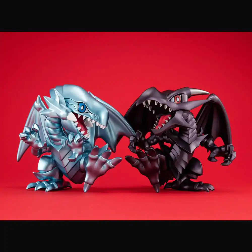 Yu-Gi-Oh! Duel Monsters Megatoon PVC Socha Red Eyes Black Dragon & The Winged Dragon of Ra 13 cm (s dárkem) fotografii produktu