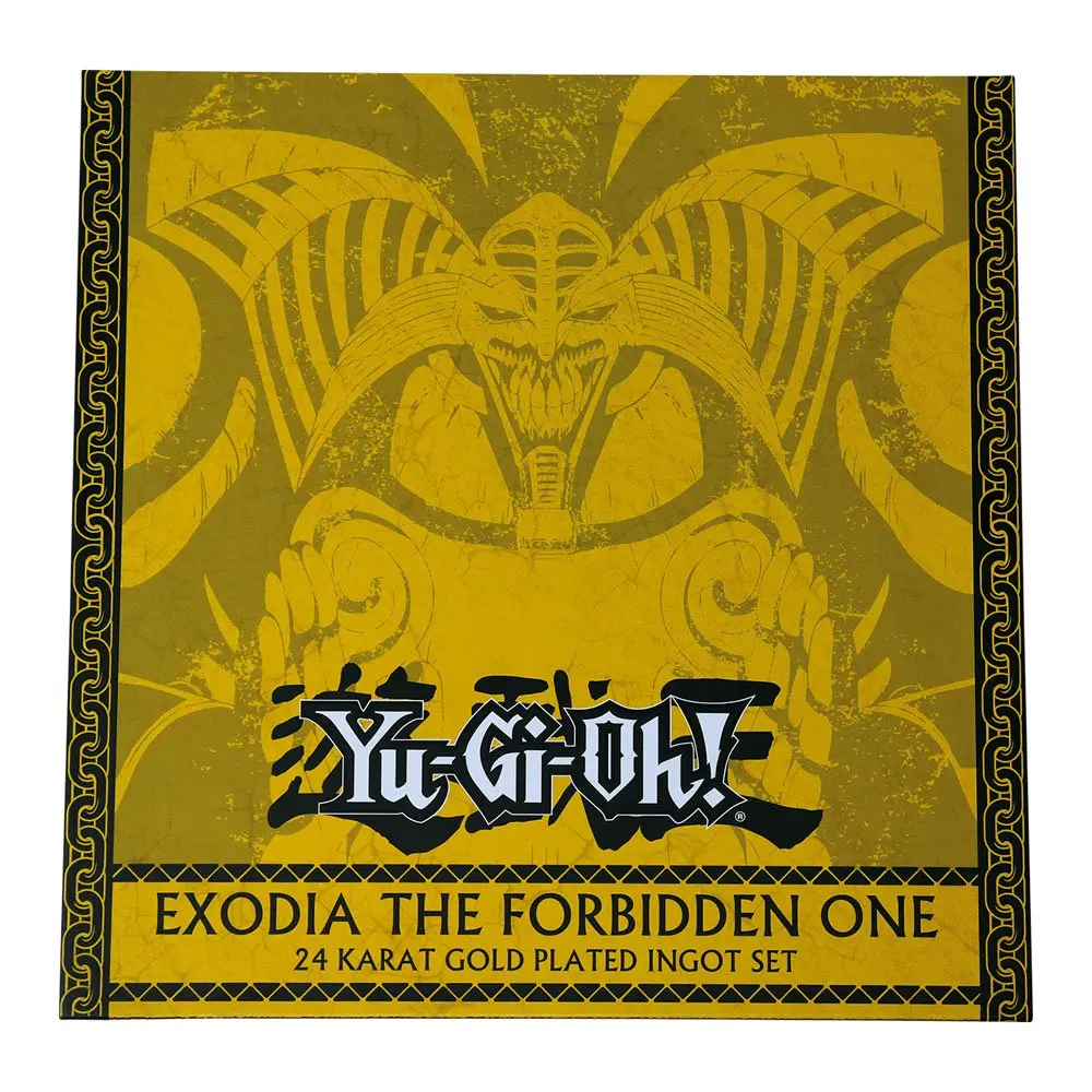 Yu-Gi-Oh! Exodia the Forbidden One Ingot sada (pozlaceno) fotografii produktu