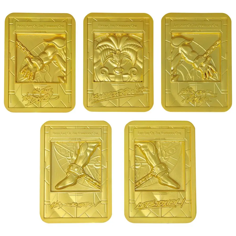 Yu-Gi-Oh! Exodia the Forbidden One Ingot sada (pozlaceno) fotografii produktu