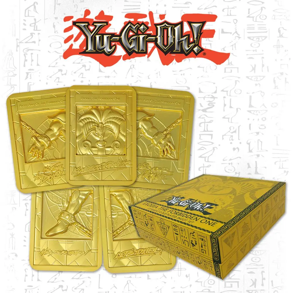 Yu-Gi-Oh! Exodia the Forbidden One Ingot sada (pozlaceno) fotografii produktu