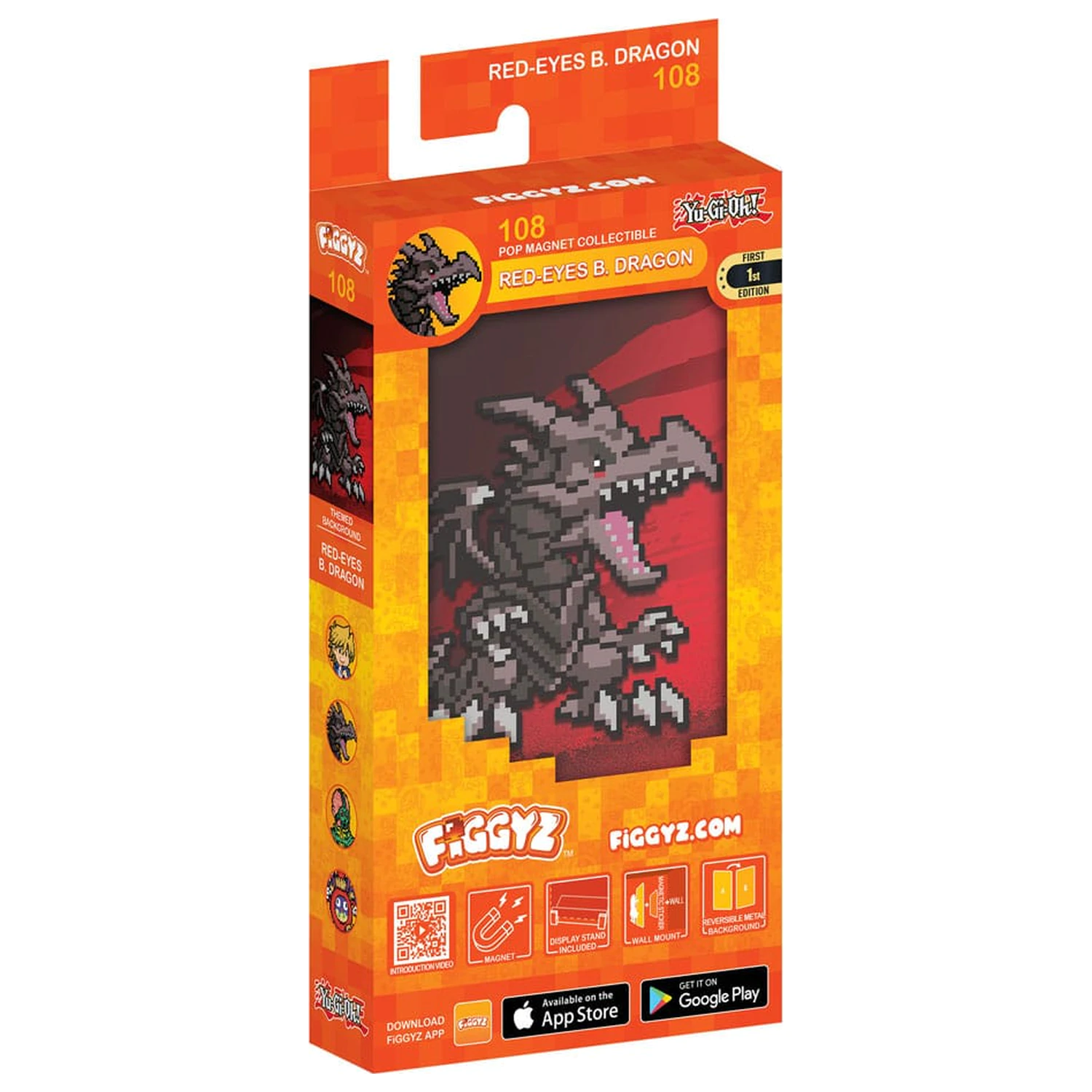 Yu-Gi-Oh! FiGGYZ sběratelský magnet Red-Eyes B. Dragon 11 cm fotografii produktu