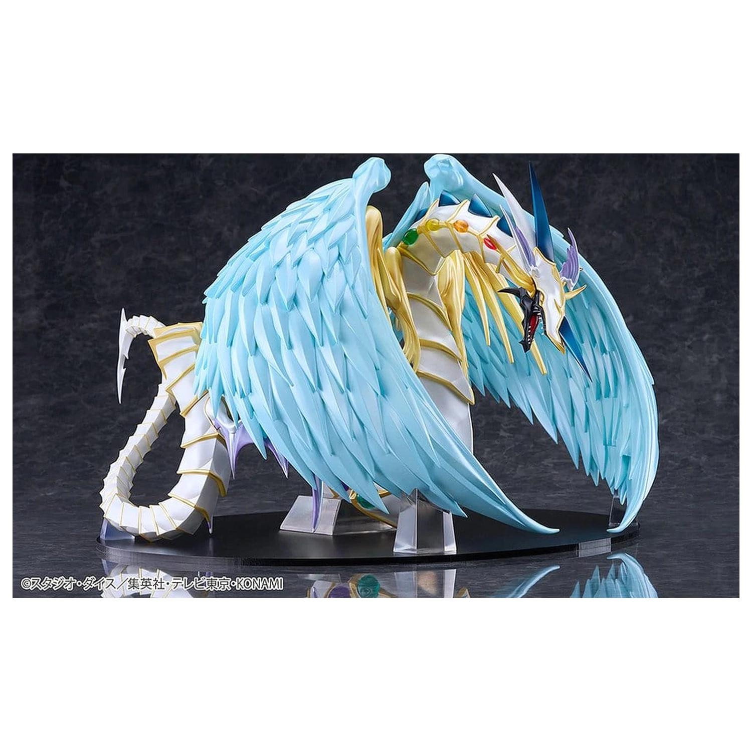 Yu-Gi-Oh! GX PVC figurka Rainbow Dragon 28 cm fotografii produktu