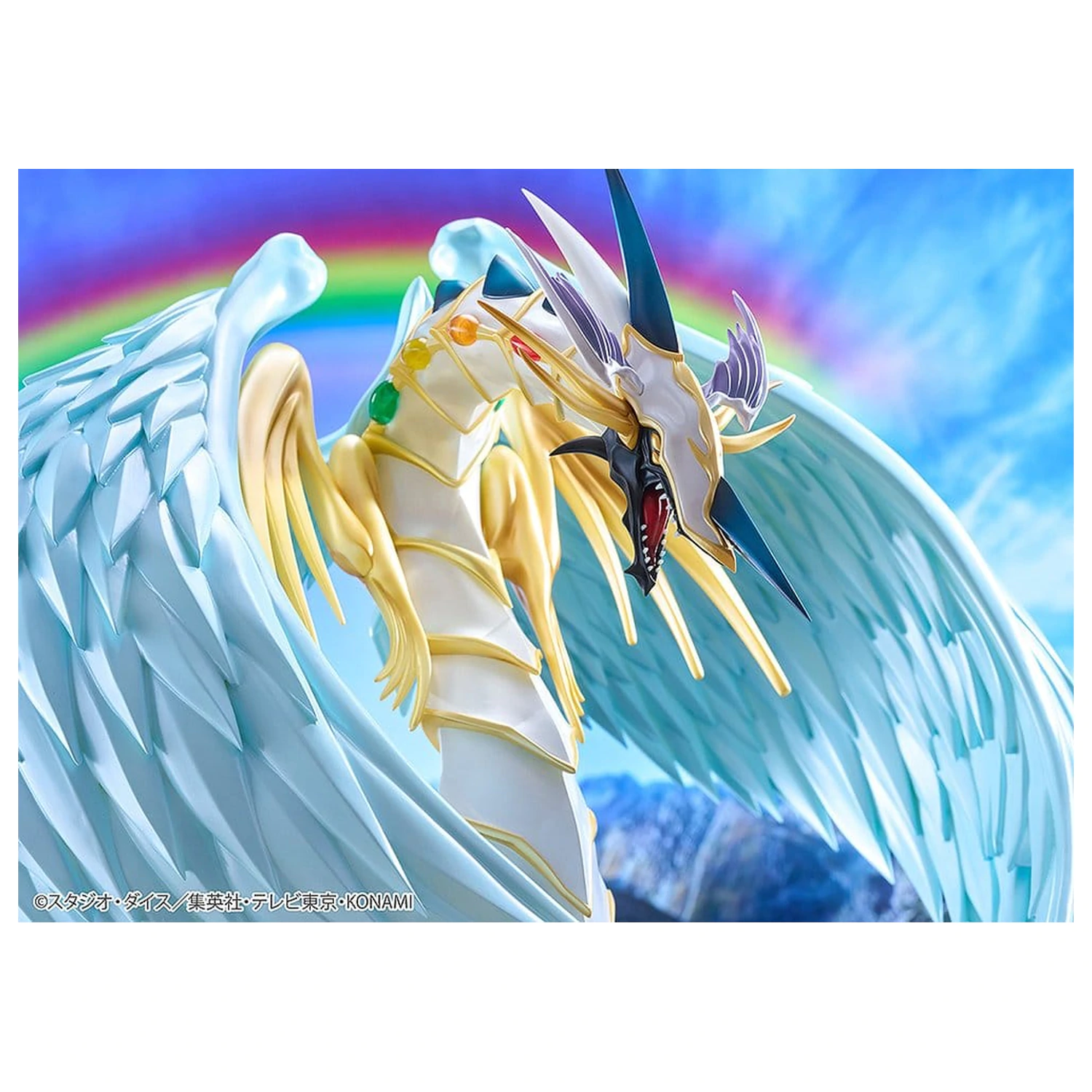 Yu-Gi-Oh! GX PVC figurka Rainbow Dragon 28 cm fotografii produktu