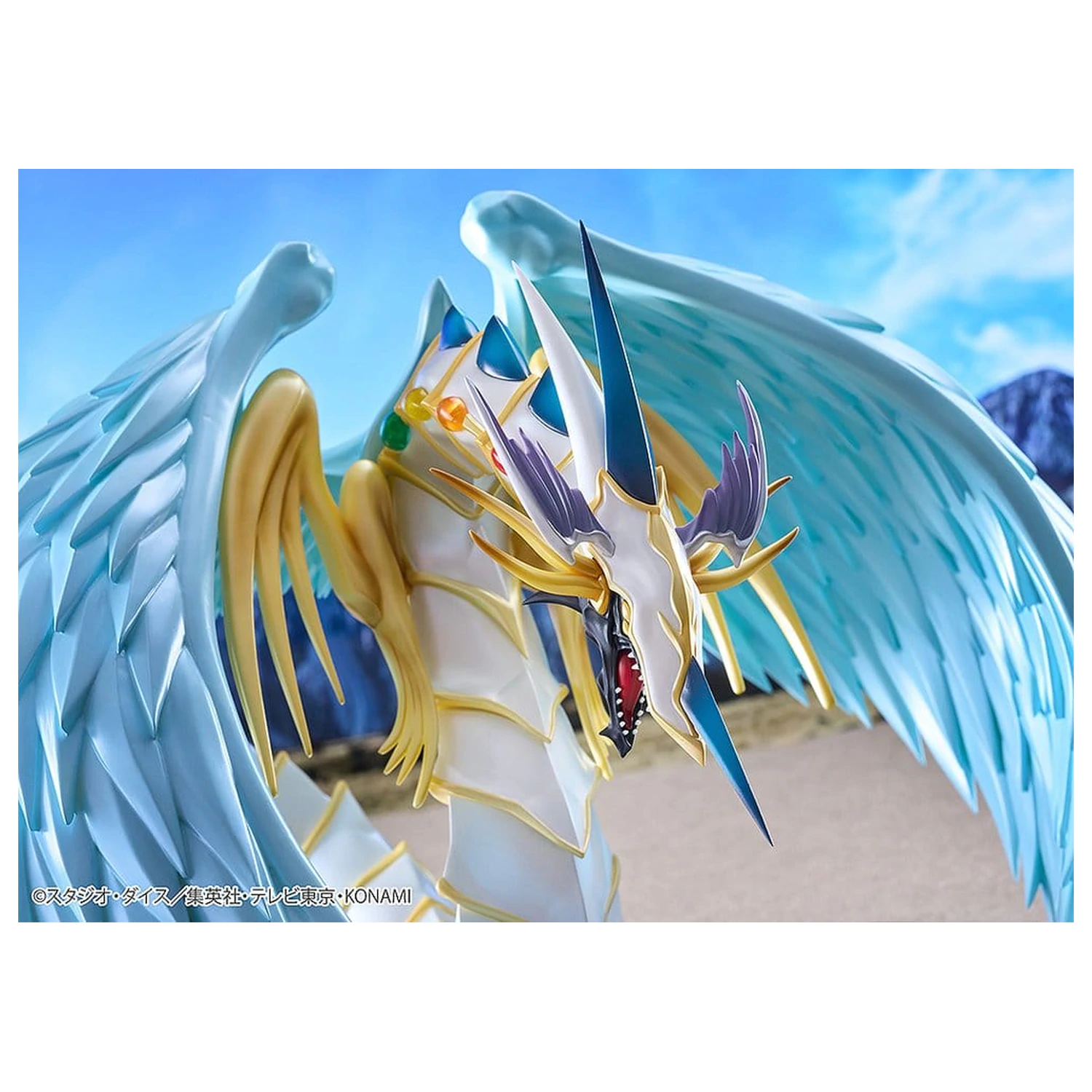Yu-Gi-Oh! GX PVC figurka Rainbow Dragon 28 cm fotografii produktu