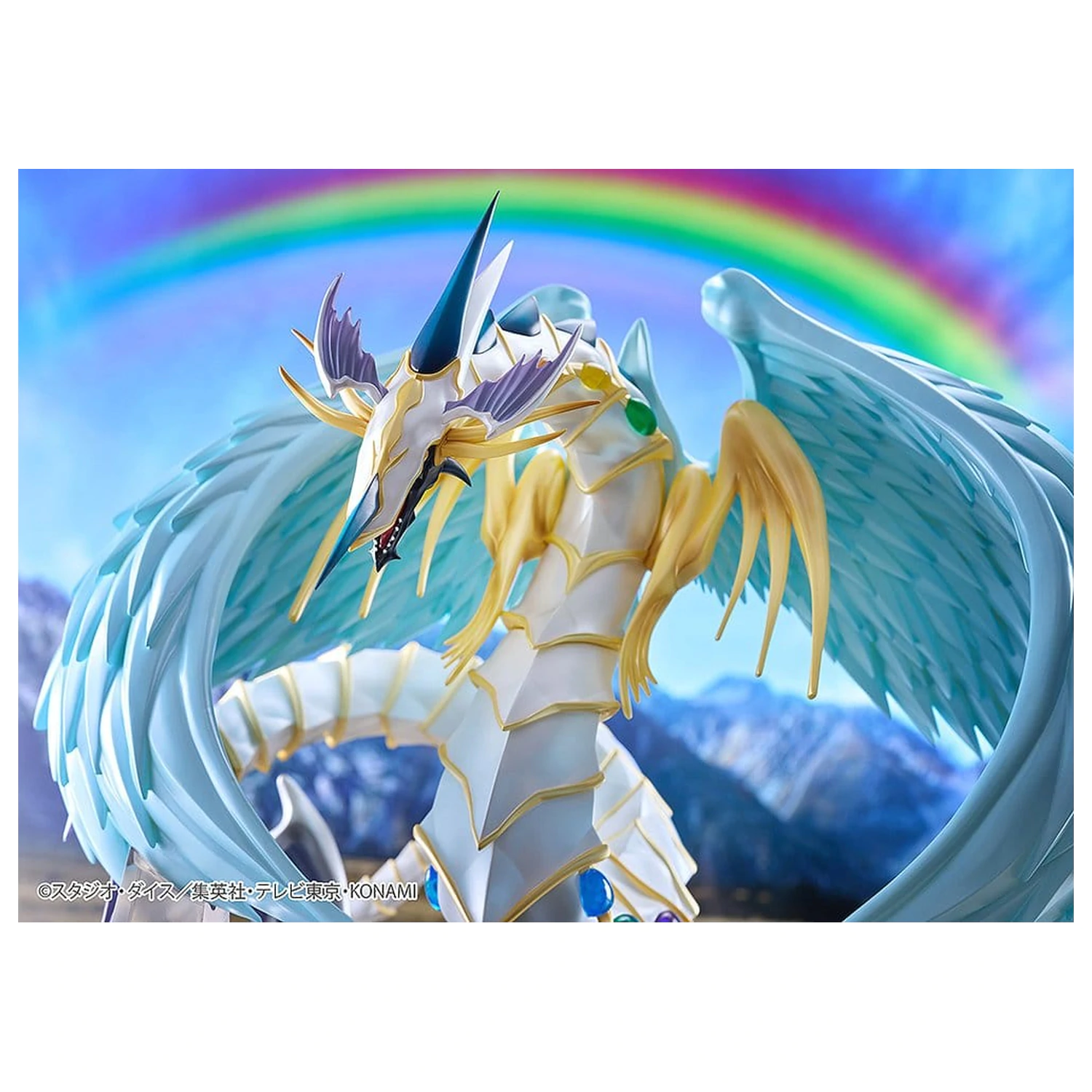 Yu-Gi-Oh! GX PVC figurka Rainbow Dragon 28 cm fotografii produktu