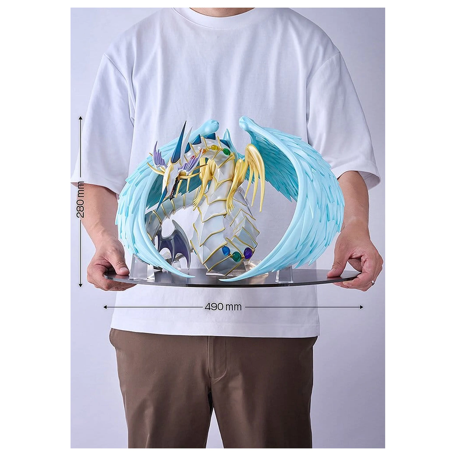 Yu-Gi-Oh! GX PVC figurka Rainbow Dragon 28 cm fotografii produktu