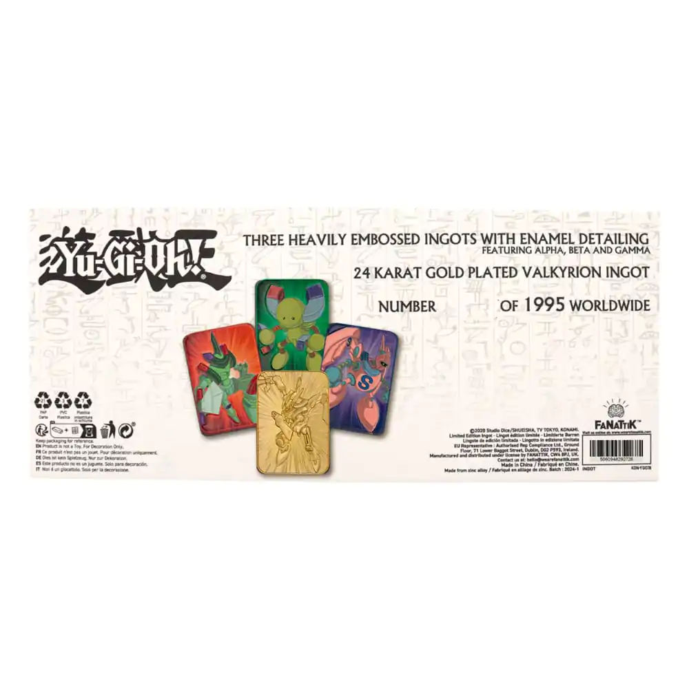 Yu-Gi-Oh! Sada ingotů Magnetický válečník Limited Edition fotografii produktu