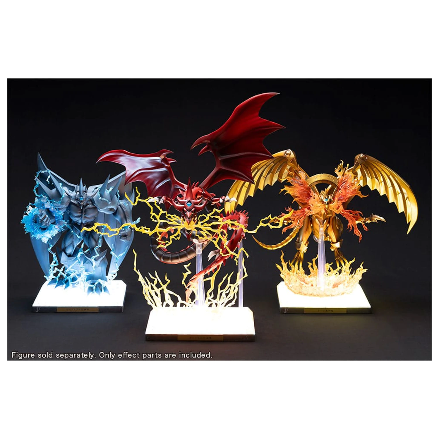 Yu-Gi-Oh! PVC Socha Příslušenství Slifer the Sky Dragon Egyptian God Rozšiřující díly Sada fotografii produktu