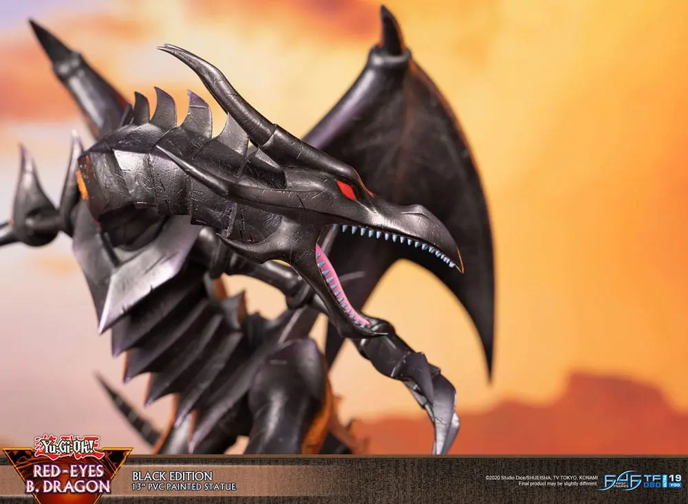 Yu-Gi-Oh! PVC Socha Red-Eyes B. Dragon Black Colour 33 cm fotografii produktu