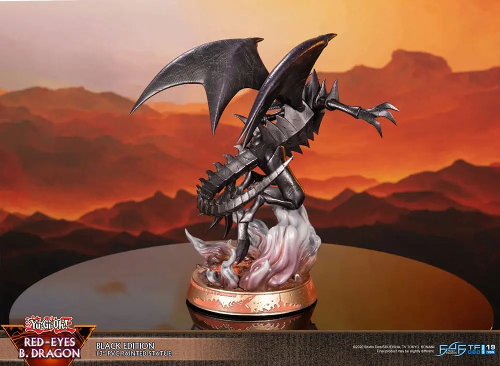 Yu-Gi-Oh! PVC Socha Red-Eyes B. Dragon Black Colour 33 cm fotografii produktu