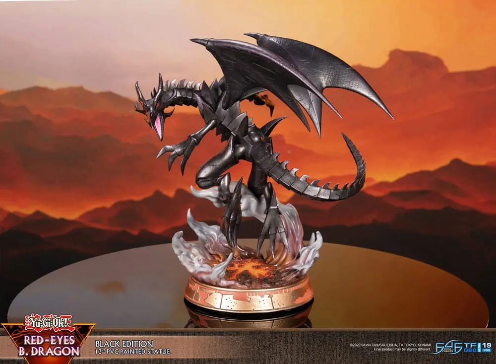 Yu-Gi-Oh! PVC Socha Red-Eyes B. Dragon Black Colour 33 cm fotografii produktu