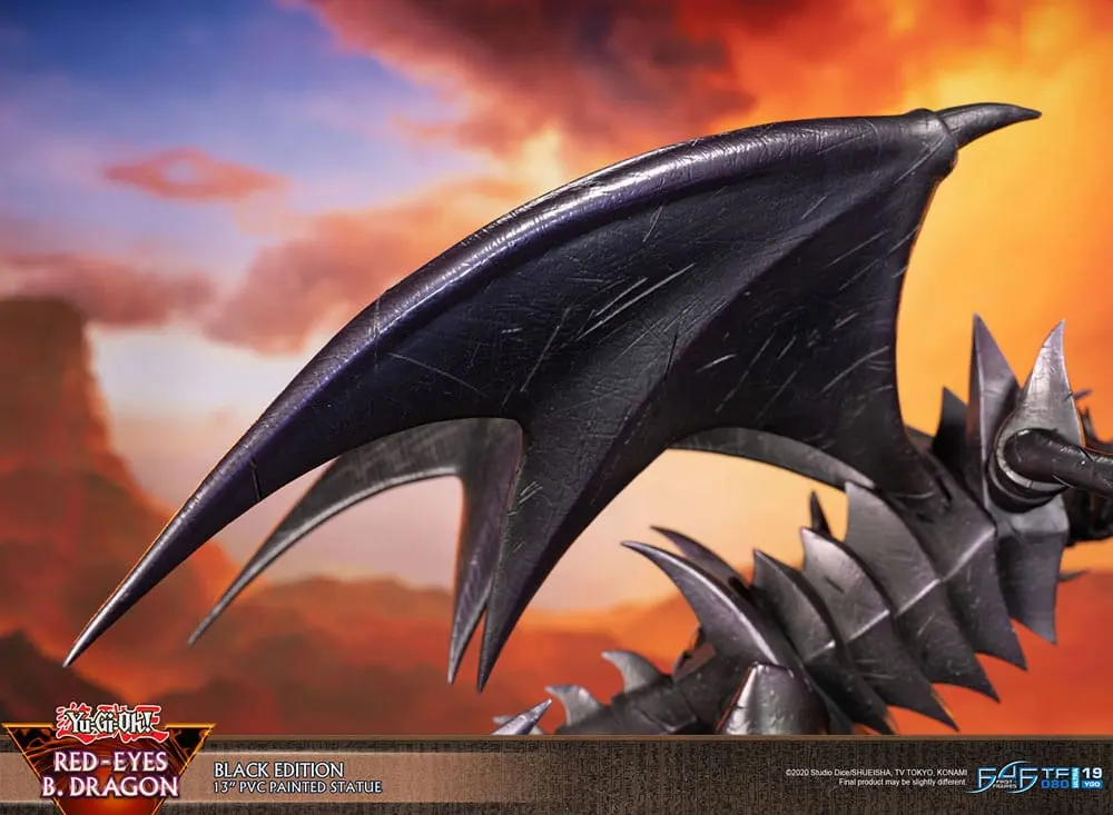 Yu-Gi-Oh! PVC Socha Red-Eyes B. Dragon Black Colour 33 cm fotografii produktu