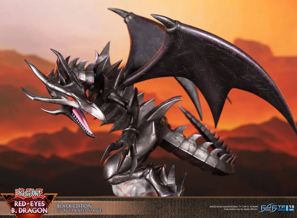Yu-Gi-Oh! PVC Socha Red-Eyes B. Dragon Black Colour 33 cm fotografii produktu