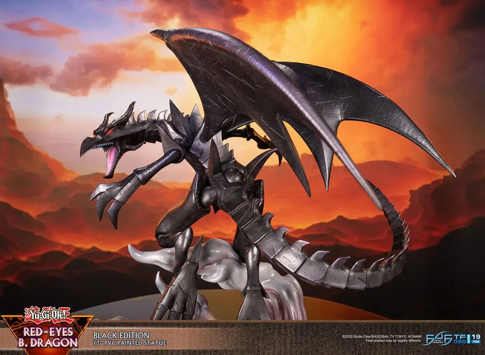 Yu-Gi-Oh! PVC Socha Red-Eyes B. Dragon Black Colour 33 cm fotografii produktu