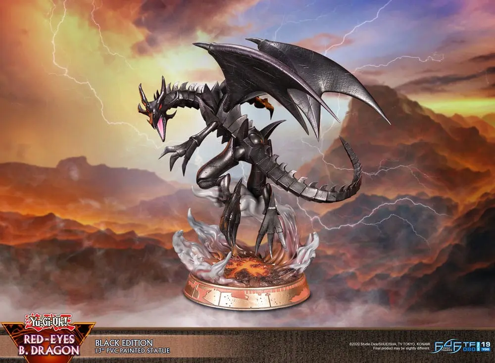 Yu-Gi-Oh! PVC Socha Red-Eyes B. Dragon Black Colour 33 cm fotografii produktu
