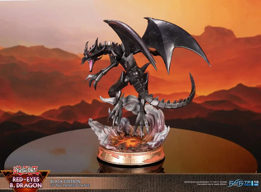 Yu-Gi-Oh! PVC Socha Red-Eyes B. Dragon Black Colour 33 cm fotografii produktu