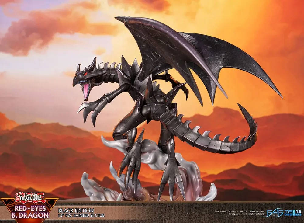 Yu-Gi-Oh! PVC Socha Red-Eyes B. Dragon Black Colour 33 cm fotografii produktu