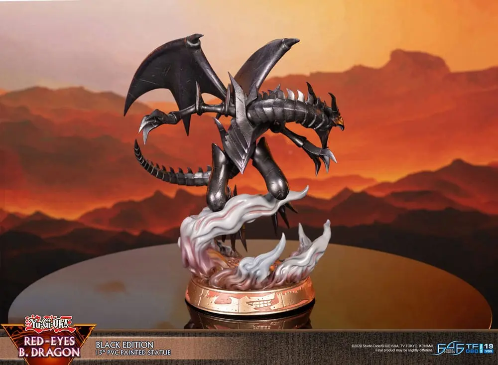 Yu-Gi-Oh! PVC Socha Red-Eyes B. Dragon Black Colour 33 cm fotografii produktu