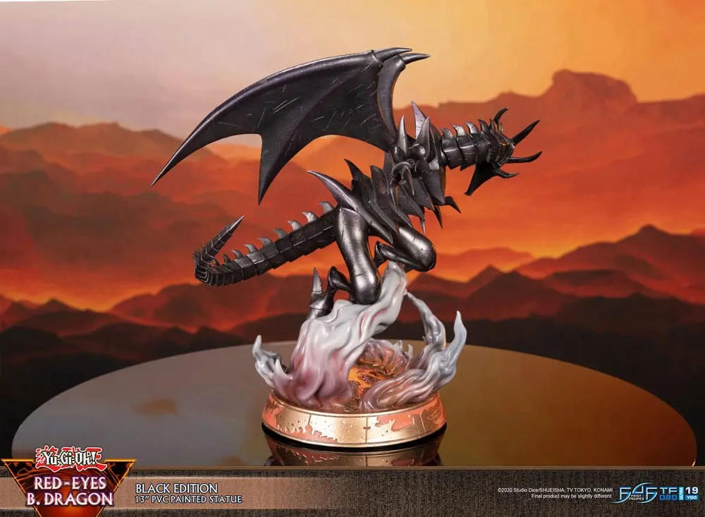 Yu-Gi-Oh! PVC Socha Red-Eyes B. Dragon Black Colour 33 cm fotografii produktu