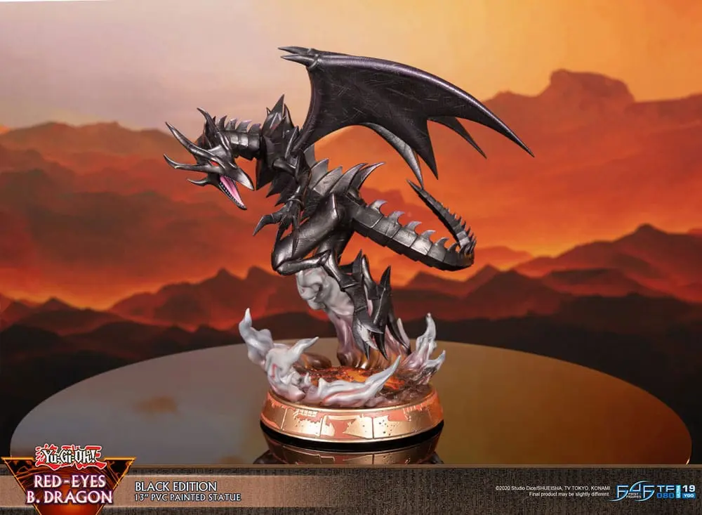Yu-Gi-Oh! PVC Socha Red-Eyes B. Dragon Black Colour 33 cm fotografii produktu