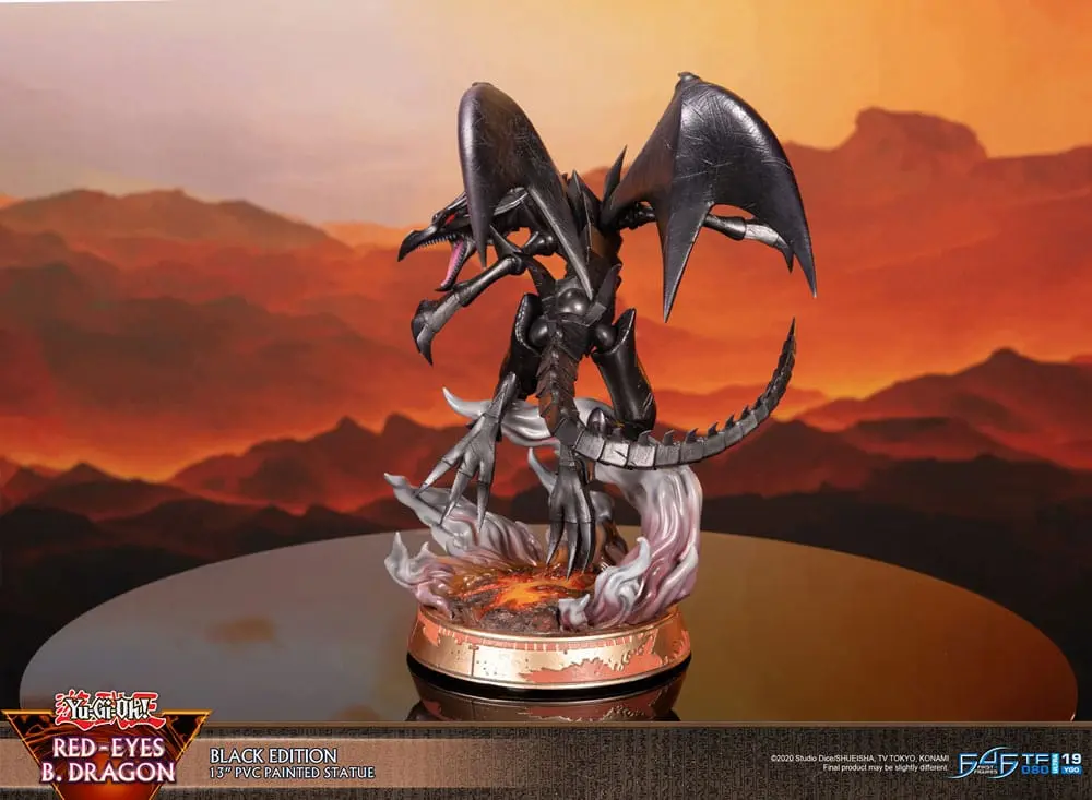 Yu-Gi-Oh! PVC Socha Red-Eyes B. Dragon Black Colour 33 cm fotografii produktu