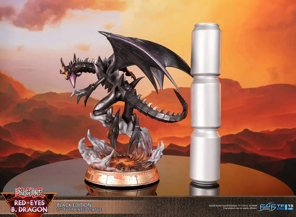 Yu-Gi-Oh! PVC Socha Red-Eyes B. Dragon Black Colour 33 cm fotografii produktu