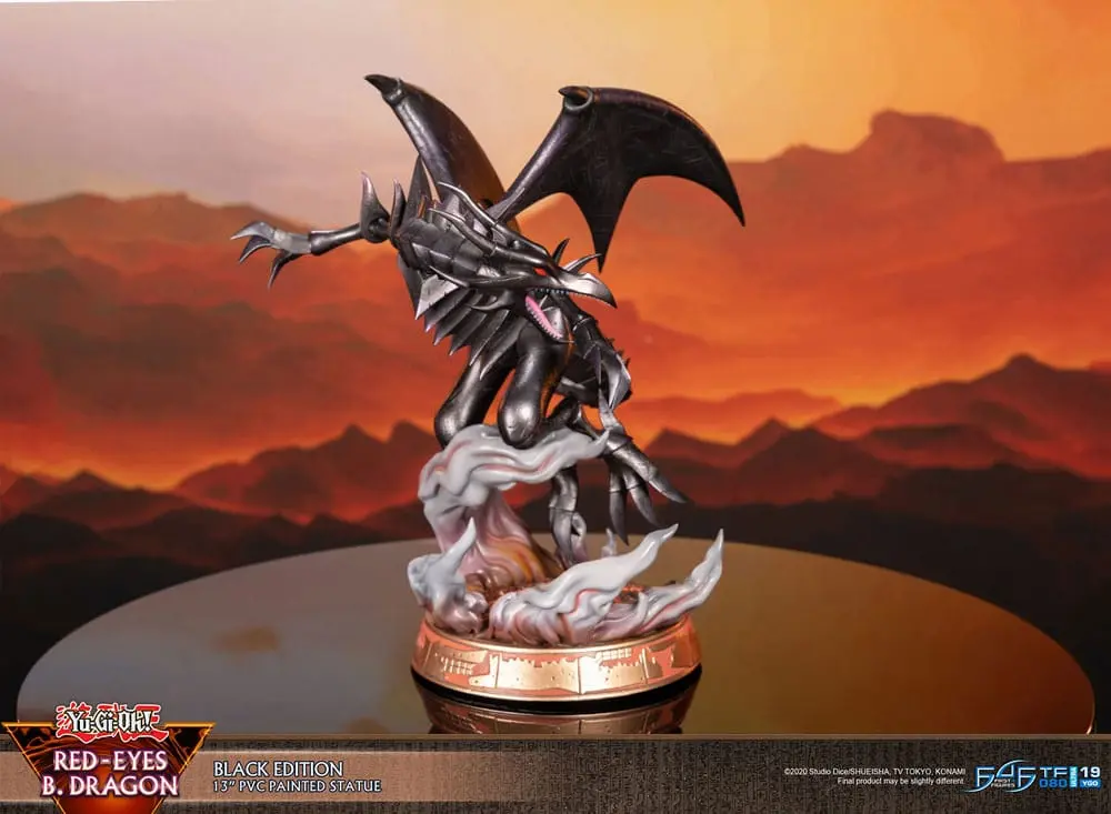 Yu-Gi-Oh! PVC Socha Red-Eyes B. Dragon Black Colour 33 cm fotografii produktu