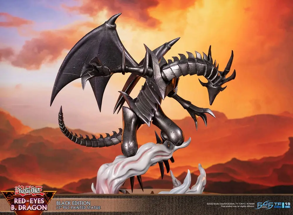 Yu-Gi-Oh! PVC Socha Red-Eyes B. Dragon Black Colour 33 cm fotografii produktu