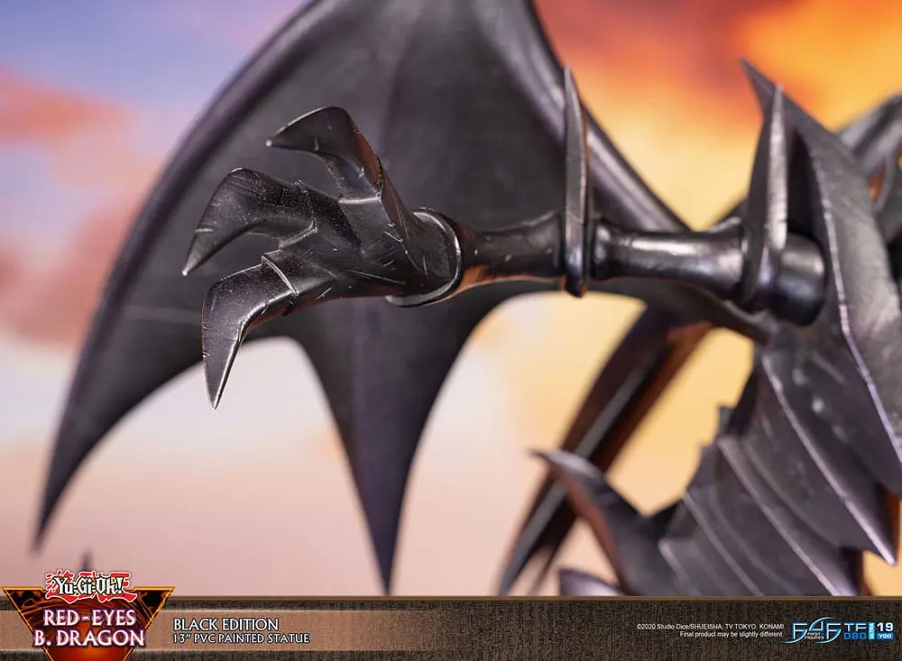 Yu-Gi-Oh! PVC Socha Red-Eyes B. Dragon Black Colour 33 cm fotografii produktu